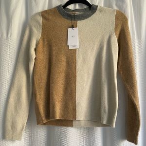 Mango colorblock sweater